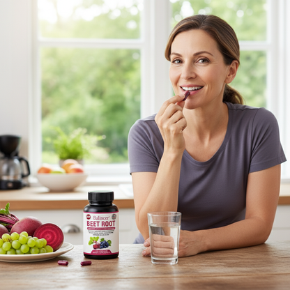 Organic Beetroot & Black Pepper Capsules