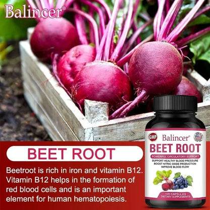 Organic Beetroot & Black Pepper Capsules