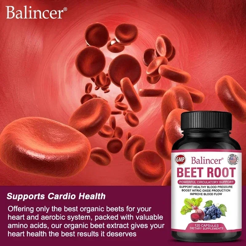 Organic Beetroot & Black Pepper Capsules