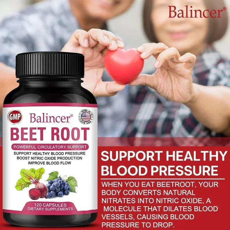 Organic Beetroot & Black Pepper Capsules