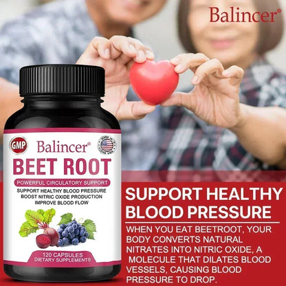 Organic Beetroot & Black Pepper Capsules