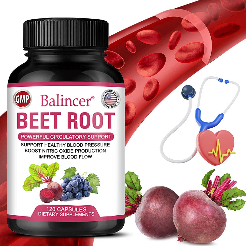 Organic Beetroot & Black Pepper Capsules