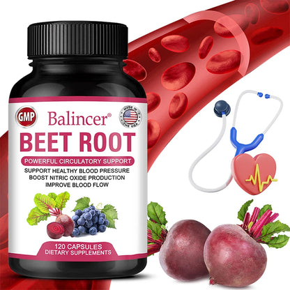 Organic Beetroot & Black Pepper Capsules