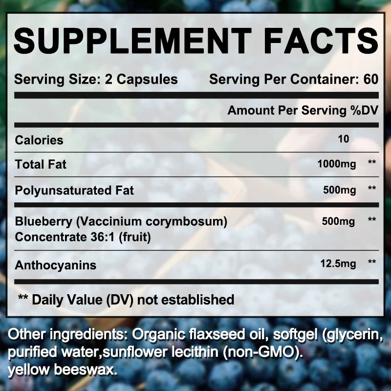 Blueberry Concentrate Capsules