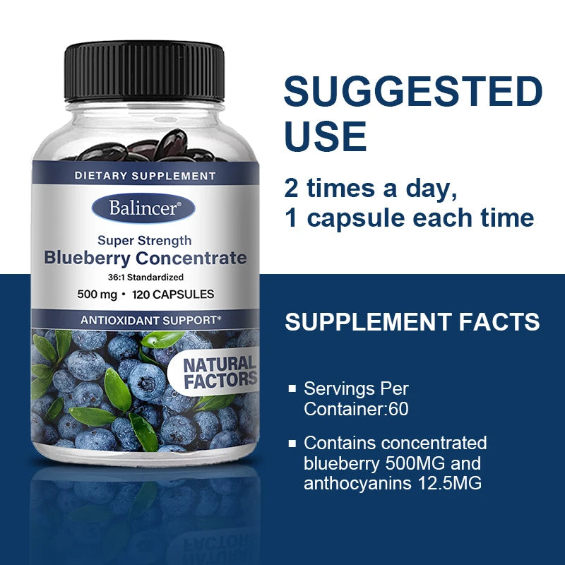 Blueberry Concentrate Capsules - Image 4
